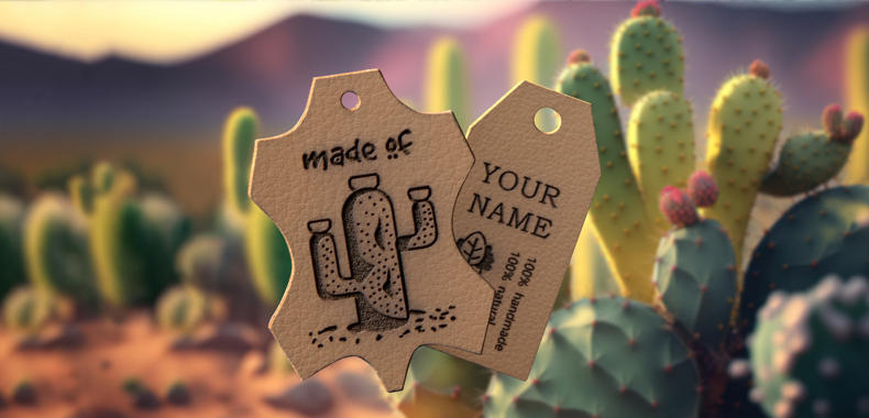 Nuovo e straordinario: scopri ora la pelle di cactus per le tue etichette