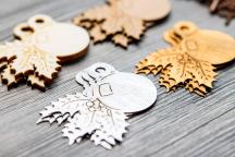 Set misto di 10 pendenti natalizi 'Palla di albero di Natale' - Cod. art. 9007