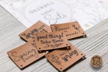 Set con design 'spring love' di Unikati  (Pelle sintetica) - Cod. art. 9102