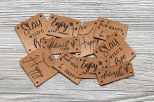 Set con design 'Message' di Unikati (Pelle sintetica) - Cod. art. 9104