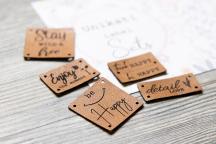 Set con design 'Message' di Unikati (Pelle sintetica) - Cod. art. 9104