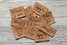 Set di toppe con design 'Message' di Unikati - Cod. art. 9108