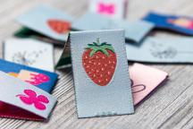 Set di etichette tessute di design 'Summer moments' di Unikati - Cod. art. 9124