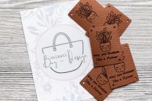 Set di etichette designer 'Bloom & Flower' by Unikati - Cod. art. 9131