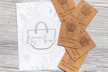 Set di etichette designer 'Bloom & Flower' by Unikati - Cod. art. 9131