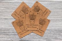 Set di etichette designer 'Bloom & Flower' by Unikati (FloraPap) - Cod. art. 9131