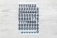 Etichette numeriche nere resistenti alle intemperie - Cod. art. 9206