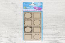 Adesivi in carta kraft – adesivi per etichettatura - Cod. art. 9255