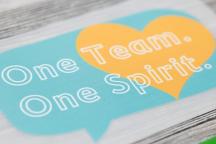 Transfer DTF per team e associazioni con motivo a cuore - Cod. art. 3005