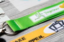 Lanyard per team e associazioni con motivo di corridore - Cod. art. 3005