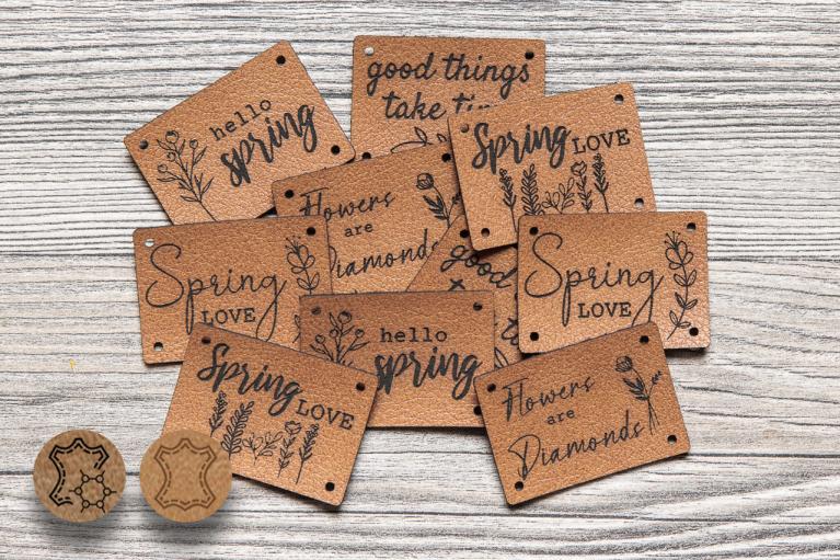 Set con design \"spring love\" di Unikati  (Cod. art. 9102)