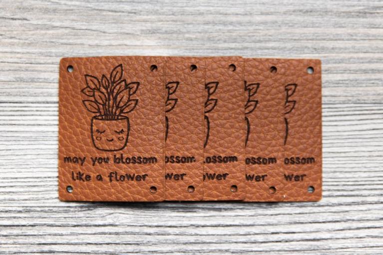 Set di etichette designer 'Bloom & Flower' by Unikati - Cod. art. 9131