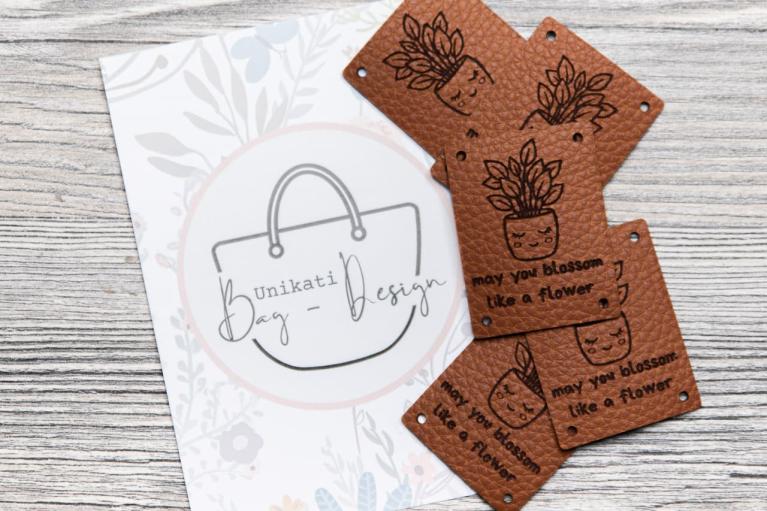 Set di etichette designer 'Bloom & Flower' by Unikati - Cod. art. 9131