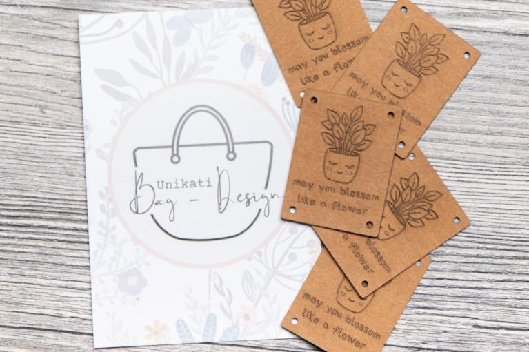 Set di etichette designer 'Bloom & Flower' by Unikati - Cod. art. 9131