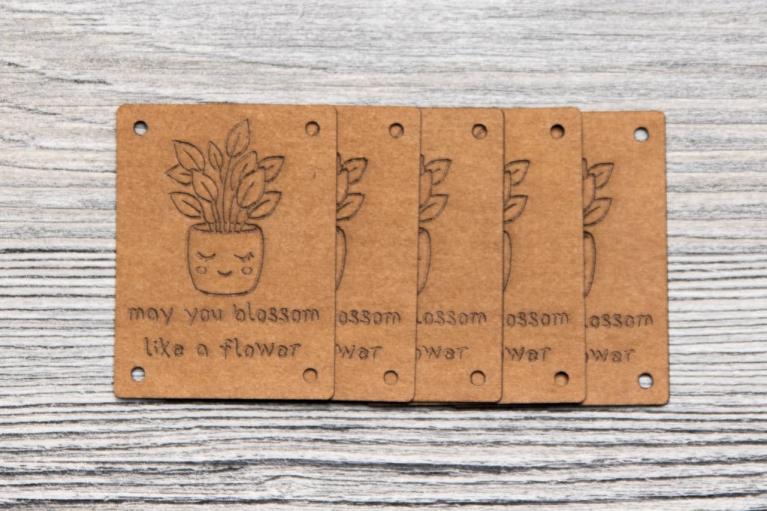 Set di etichette designer 'Bloom & Flower' by Unikati - Cod. art. 9131