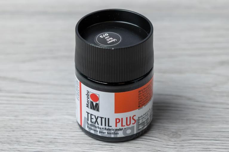 Marabu Textil Plus 50 ml  (nero) - Cod. art. 2511