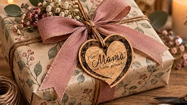 Un messaggio personale su un regalo